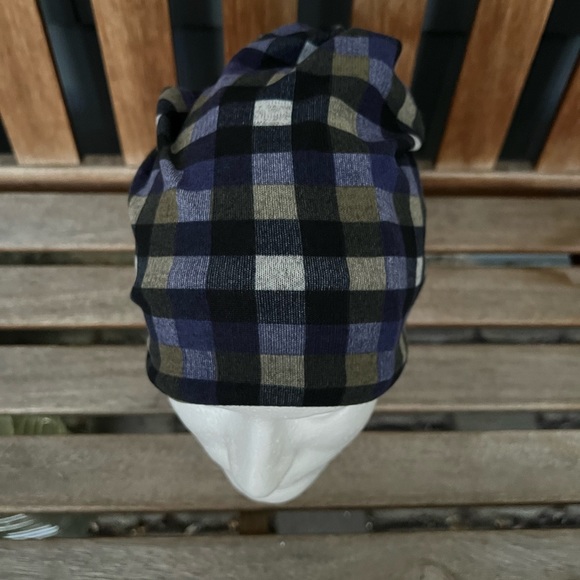 Plaid Slouchy Beanie - Picture 4 of 10